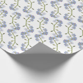 Papier Cadeau Oubliez-moi pas des fleurs (Coin)