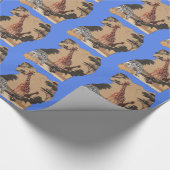 Papier Cadeau Ouganda - Carte de la faune - Imprimer (Coin)