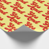 Papier Cadeau Oui Et La Comédie improvisée (Coin)