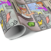 Papier Cadeau Oups  (Coin rond)