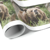 PAPIER CADEAU OURS (Coin rond)