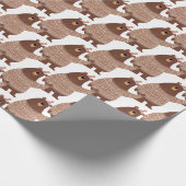 Papier Cadeau ours avec casquette (Coin)