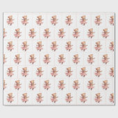 Papier Cadeau Ours Ballerina (Plat)