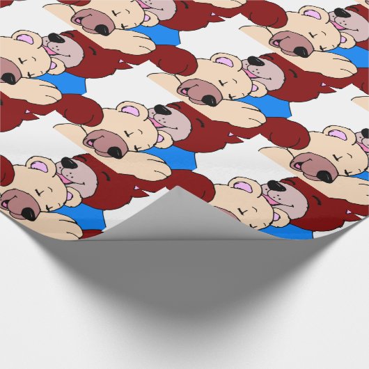 Papier Cadeau Ours Croustillants (Coin)