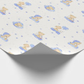 Papier Cadeau Ours d'alphabet (Coin)