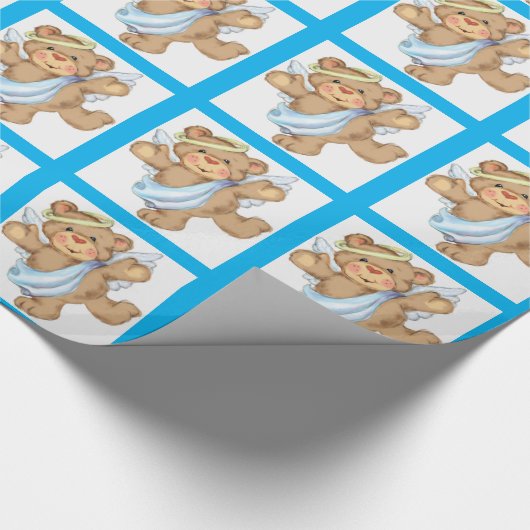 Papier Cadeau Ours d'Ange (Coin)