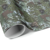 Papier Cadeau Ours dans les beaux bois (Coin rond)