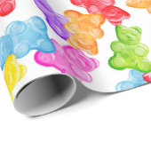 Papier Cadeau Ours de gomme par LAD (Coin rond)