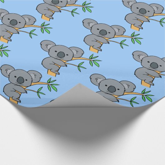 Papier Cadeau Ours de koala mignon (Coin)