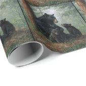 Papier Cadeau Ours de mamans (Coin rond)