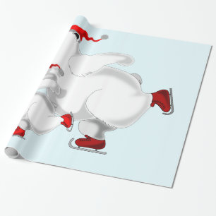 Papier cadeau Ours de Noël