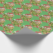 Papier Cadeau Ours de nounours mignon de Noël (Coin)