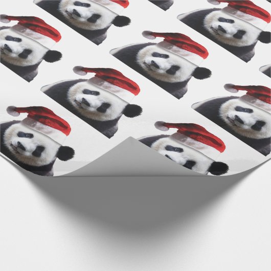 Papier Cadeau Ours de panda Noël (Coin)