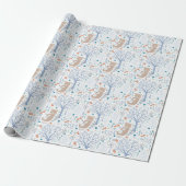 Papier Cadeau Ours des bois (Déroulé)