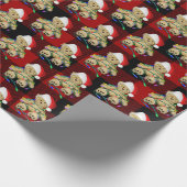 Papier Cadeau Ours En Jouet De Noël En Lumière (Coin)