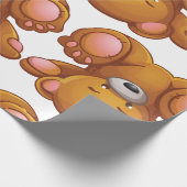 Papier Cadeau Ours en peluche à l'envers (Coin)