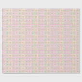 Papier Cadeau Ours en peluche patchwork mignon Couverture sans c (Plat)