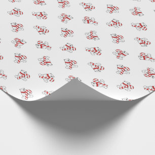 Papier Cadeau Ours et Sucres de canne polaires