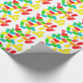 Papier Cadeau Ours gommeux (Coin)