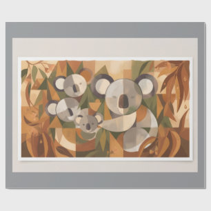 Papier Cadeau Ours Koala