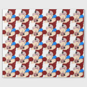 Papier Cadeau Ours Mignons (Plat)