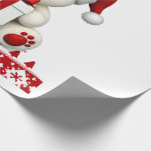 Papier Cadeau Ours Noël Noël (Coin)