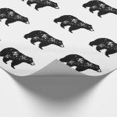 Papier Cadeau Ours noir (Coin)