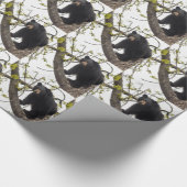 Papier Cadeau Ours noir Escalade (Coin)