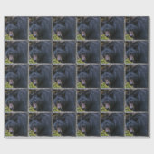 Papier Cadeau Ours noir Magesty (Plat)