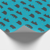 Papier Cadeau Ours noirs (Coin)