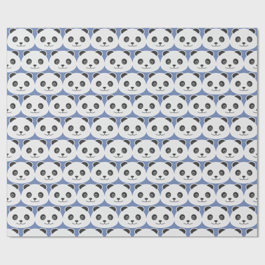 Papier Cadeau Ours Panda (Plat)