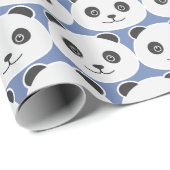 Papier Cadeau Ours Panda (Coin rond)