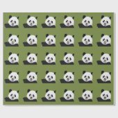 Papier Cadeau Ours Panda (Plat)
