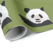 Papier Cadeau Ours Panda (Coin rond)