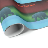 Papier Cadeau Ours polaire (Coin rond)