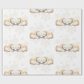 Papier cadeau Ours Polaire (Plat)