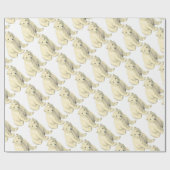 Papier Cadeau Ours polaire (Plat)