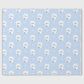 Papier Cadeau Ours polaire Boba (Plat)