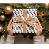 Papier Cadeau Ours polaire de Noël