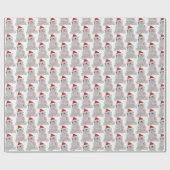 Papier Cadeau Ours polaire de Noël avec sucre de canne (Plat)