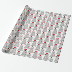 Papier Cadeau Ours polaire de Noël avec sucre de canne