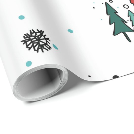 Papier Cadeau Ours polaire MCD (Coin rond)