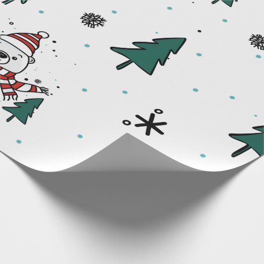 Papier Cadeau Ours polaire MCD (Coin)