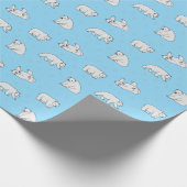 Papier Cadeau Ours polaires (Coin)