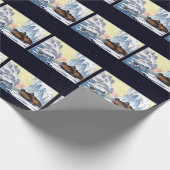 Papier Cadeau Ours Polaires, Walrus Et Phoques (Coin)