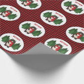 Papier Cadeau Ours Woodsy (Coin)