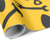 Papier Cadeau Outil de construction routière papier motif (Coin rond)