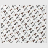 Papier Cadeau Outils Barbecue (Plat)