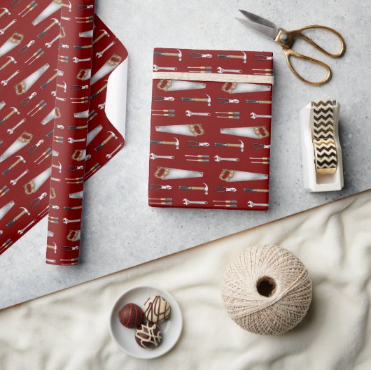 Papier Cadeau Outils de bricoleur (Artisanat)