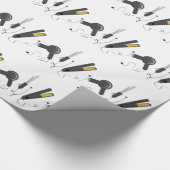 Papier Cadeau Outils de coiffeur (Coin)